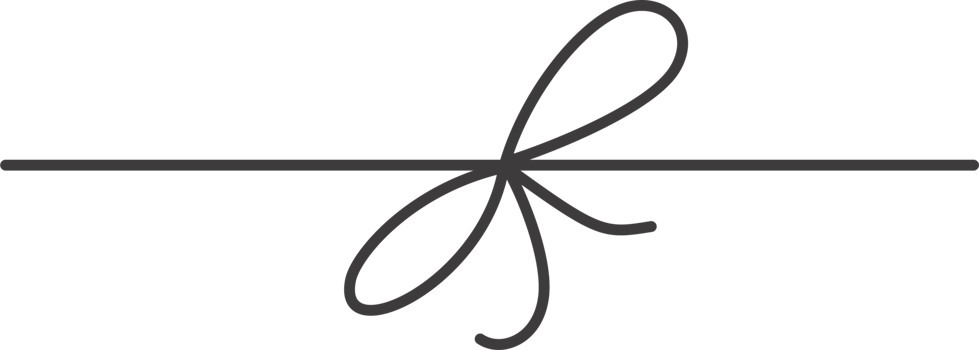 Ribbon bow with knot for present decoration and gift box package. Simple hand drawn string and outline minimal ropes. Thin cute decoration with twine tinsel and yarn with loops. Holiday design png