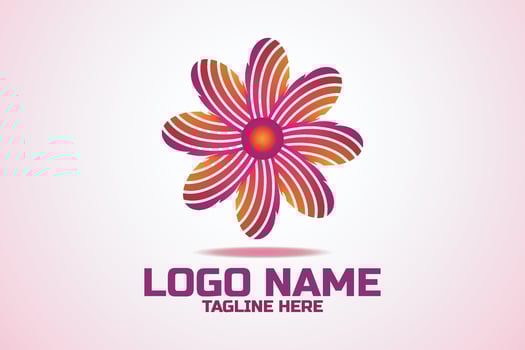 Floral logo design. Floral icon. vector