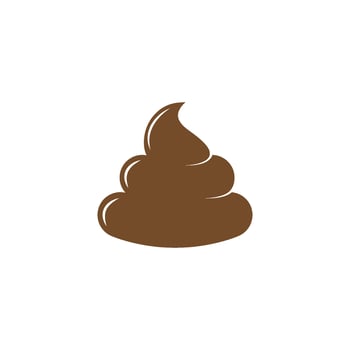 feces illustration design vector