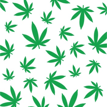 cannabis leaf background illustration design vector
