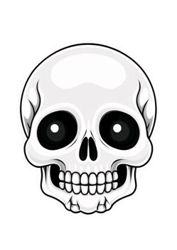 Halloween Decorated Glowing Skull Or Skeleton Part Clipart Well Suited For Jersey, Bucket Hats, Anime Sticker, Framed Print, Throw Blanket png