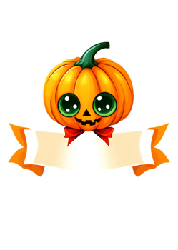Halloween Featured Banner Or Ribbon Concept Art Perfectly Matched For Clothing, Socks, Water Bottle Sticker, Art Print, Throw Pillow png