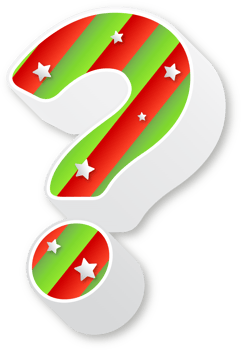 Question mark, Christmas Alphabet, Christmas Stripes Letters png
