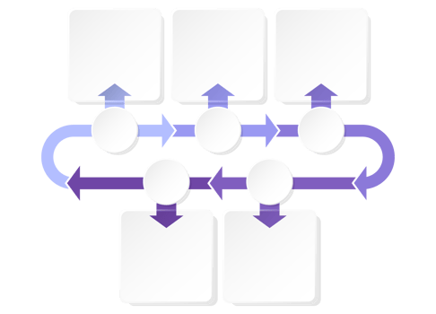 Modern infographic with 5 steps, process or options. png