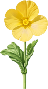 Charming Primrose Clipart for Nature Lovers. . png
