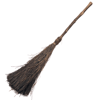 a broom with a long handle on a transparent background png