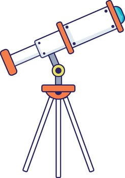 telescope art free illustration vector