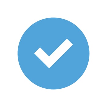 Simple icon on a theme confirmation circle vector