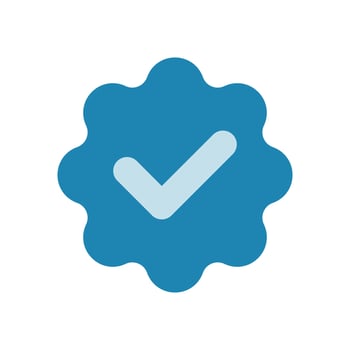 Simple icon on a theme official discount tag vector