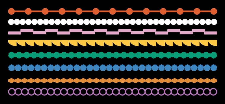 Brutal modern contemporary figure. Set of line shapes. Abstract geometric shapes and icons. Swiss design aesthetics. Trendy 90s retro style. vector