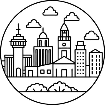 Urban Nightscape Designs vector