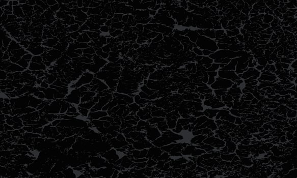 Distressed overlay texture of rusted peeled metal. grunge background. black wall. vector
