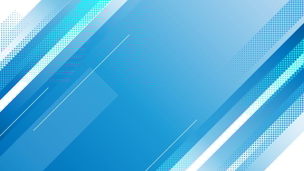 Modern abstract halftone blue gradient background vector