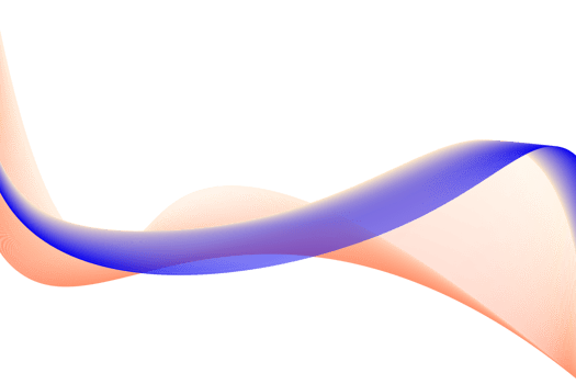 an abstract wave with blue and orange colors png