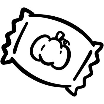 Pumpkin toffee doodle png