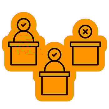 Time Off Management Icon vector