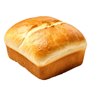 Fresh loaf of bread on countertop transparent png
