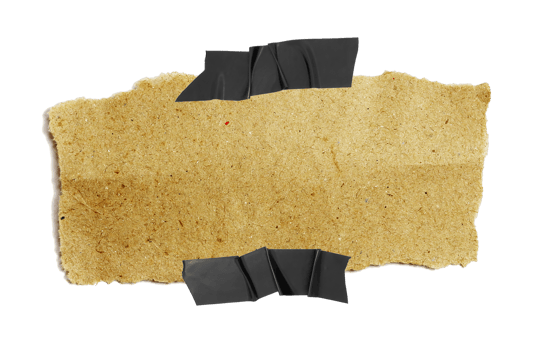 a sheet of paper torn to pieces on transparent background file png
