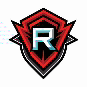 The logo for the r team vector