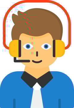 Helpdesk Icon Design vector