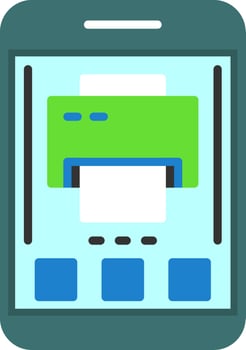 Printer Icon Design Symbol vector