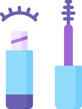 eye mascara illustration design vector
