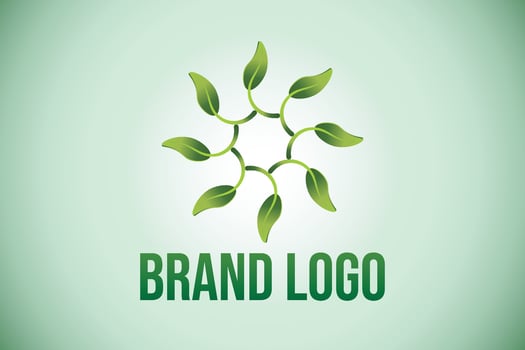 Leaf icon design. Botany logo design. vector