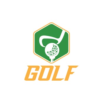 Elegant Golf Club Modern Golf Tournament Emblem Golf Course Badge Professional Sports Icon vector
