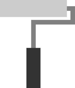 Paint roller brush icon png