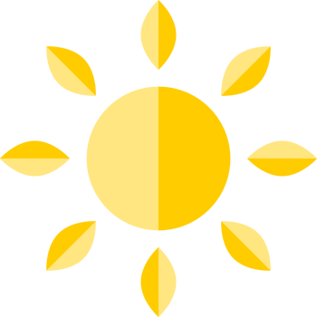sun with sunshine light ray boho icon png