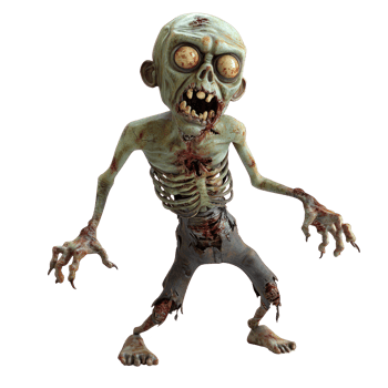 zombie walking animation clipart png
