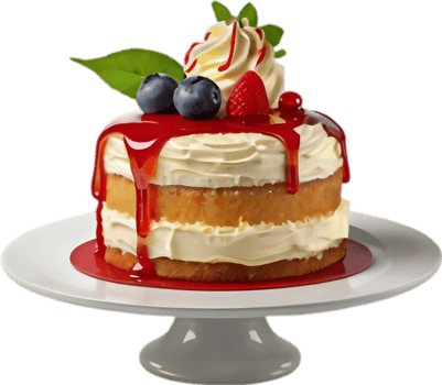Irresistible Butter Cake Dessert Digital Image. . png