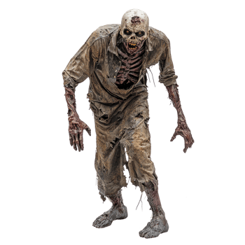 a zombie walking in the woods with no clothes png
