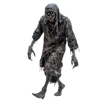a zombie walking on a transparent background png
