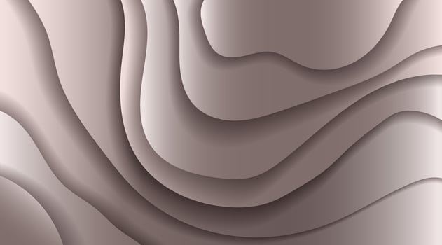 Abstract image with layered curves in various shades of brown. Smooth gradients and overlapping shapes create a sense of depth. Modern and elegant design. Concept for backgrounds and business vector