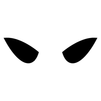 Cartoon eyes icon . Halloween eyes illustration sign. Eyes symbol or logo. vector