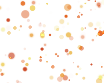 Festive sunshine and bokeh light effect png