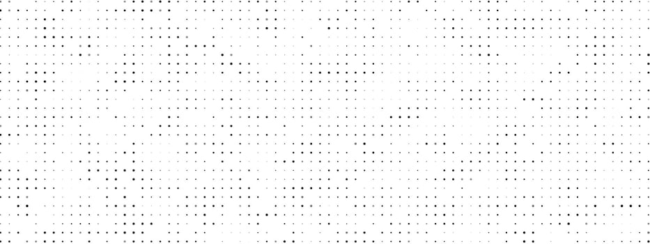 Pattern of Fading Dots. Subtle Halftone Grid. Minimalistic Design with Small Black Points Fading on White Background for Print and Web. vector