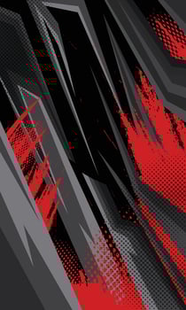 Abstract geometric stripes textured racing background vector