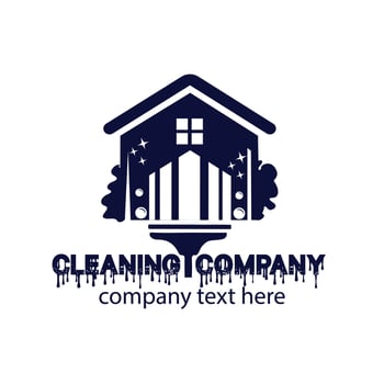premium cleaning services, business, product, or company logo vector