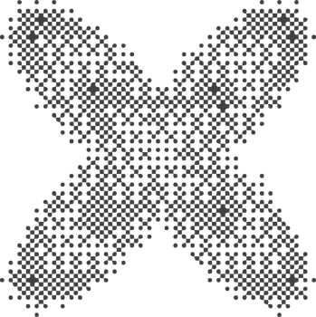 Pixel pattern shape. Textured star element with bitmap Y2k dither gradient. Retro computer game graphic effect. Halftone grunge illustration png