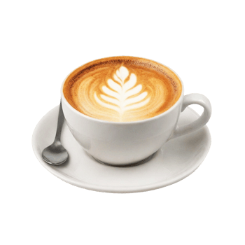 Latte isolated on Transparent background png