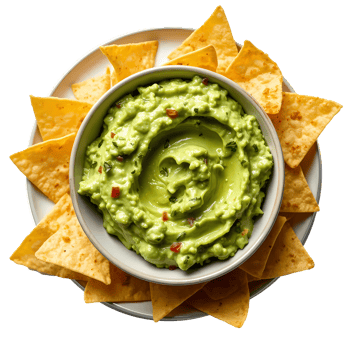 Nachos With Guacamole png