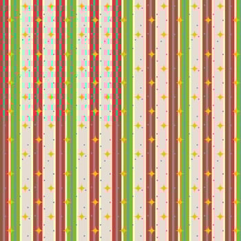 Xmas diagonal stripe pattern in red and green. Perfect for Christmas gift wrapping and packaging. vector