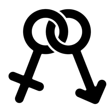 Gender Difference Icon vector