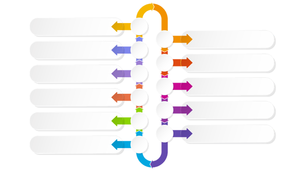 Modern infographic with 11 steps, process or options. png