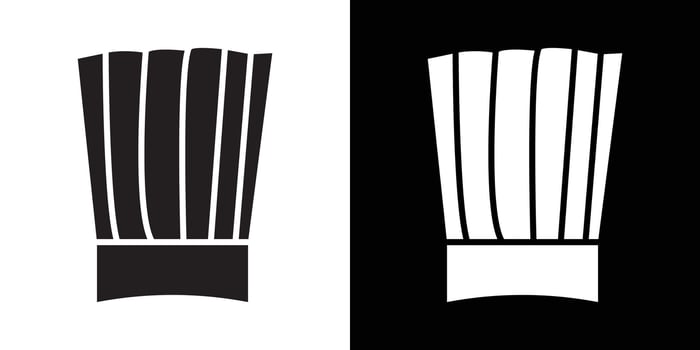 toque icon flat thin line illustration vector