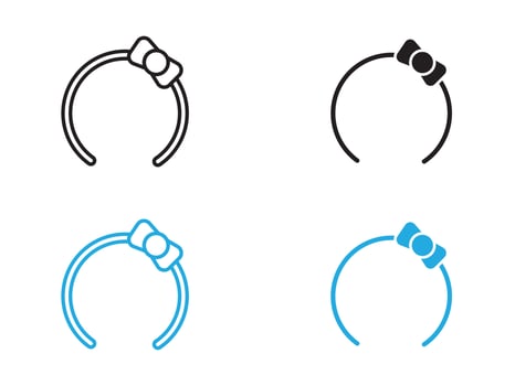 Hair band icon illustration vector
