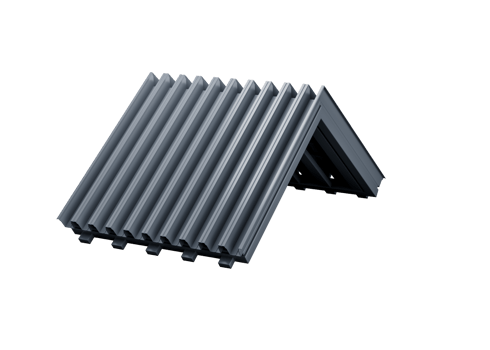 3d Corrugated Galvanised Iron For Roof, House Roof Metal Sheets , 3d Illustration png