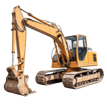 Excavator isolated on Transparent background png